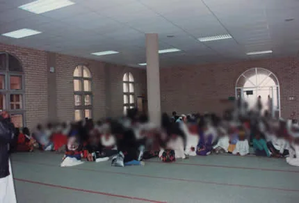 Madrassah gathering in the hall